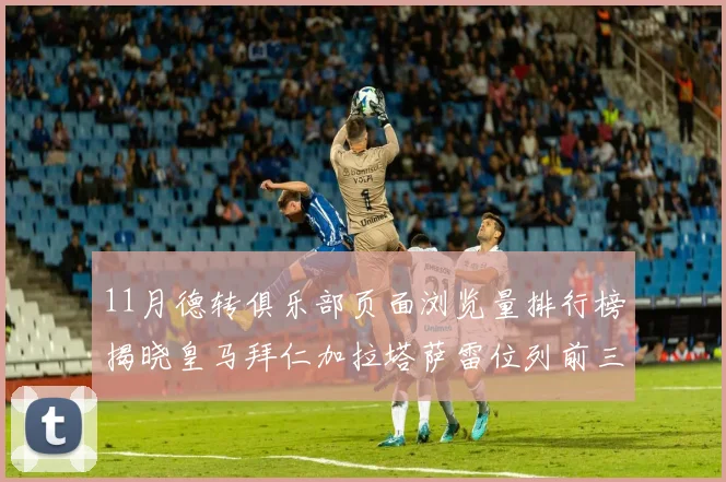 11月德转俱乐部页面浏览量排行榜揭晓皇马拜仁加拉塔萨雷位列前三